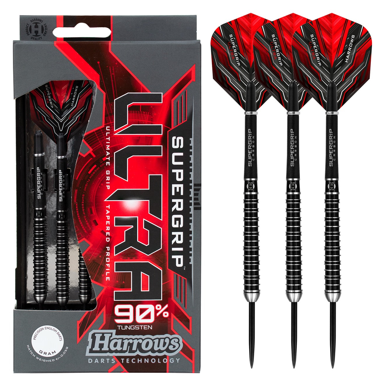 GEBD85421 ~ HARROWS SUPERGRIP ULTRA DARTS